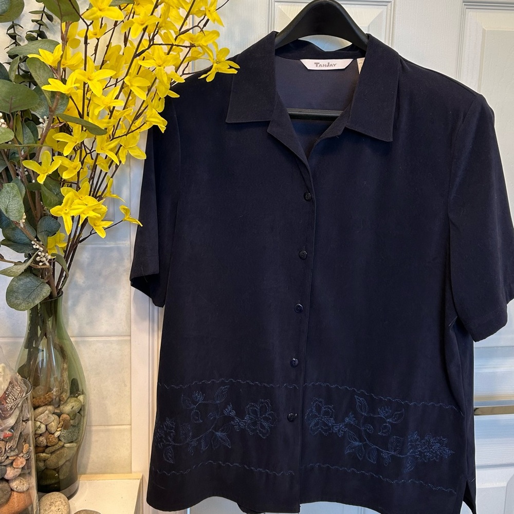 TanJay Faux Suede Top